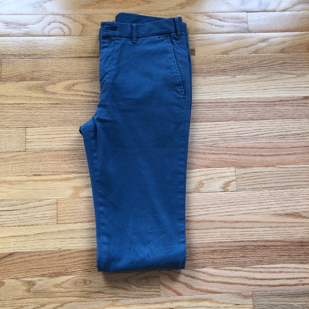 Uniqlo Mens Blue Chino Pants 29x34